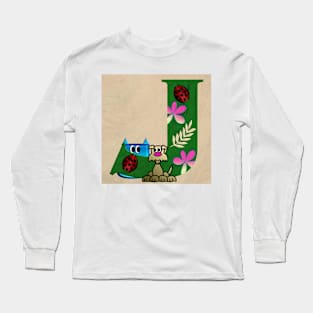 Decorative letter J Long Sleeve T-Shirt